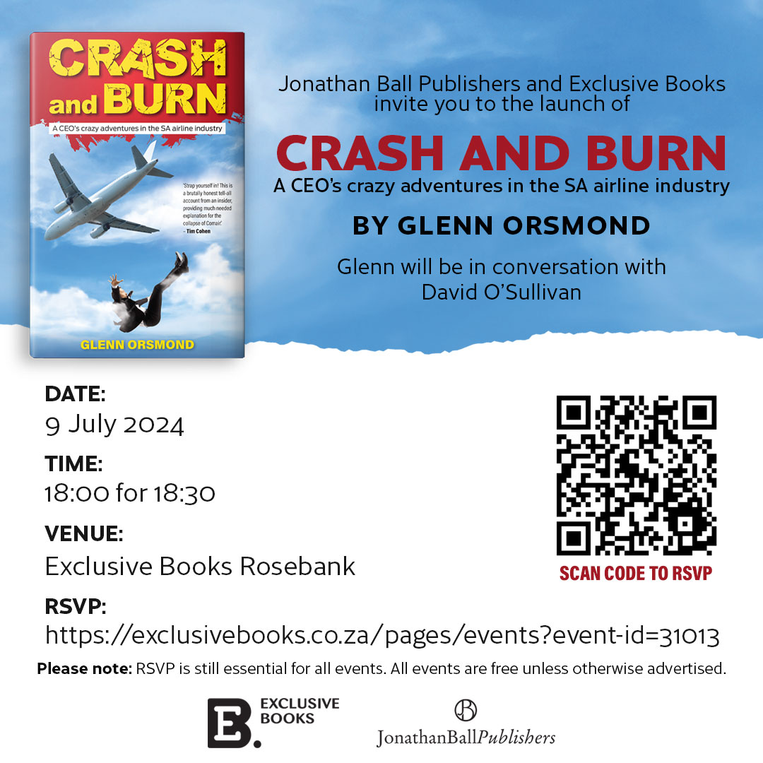  Book Launch: Crash and Burn by Glenn Orsmond