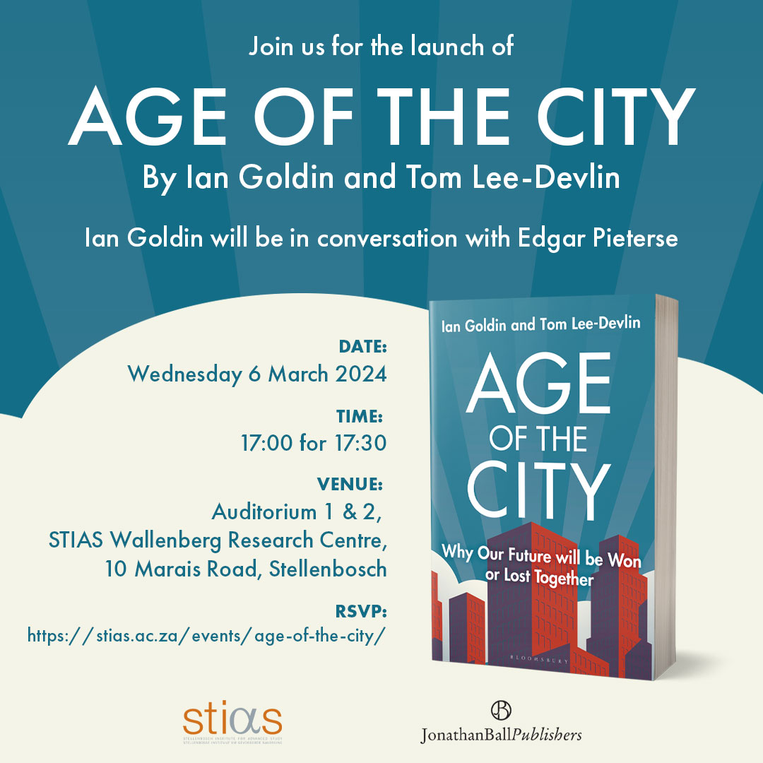  Book Launch: Age Of The City by Ian Goldin and Tom Lee-Devlin